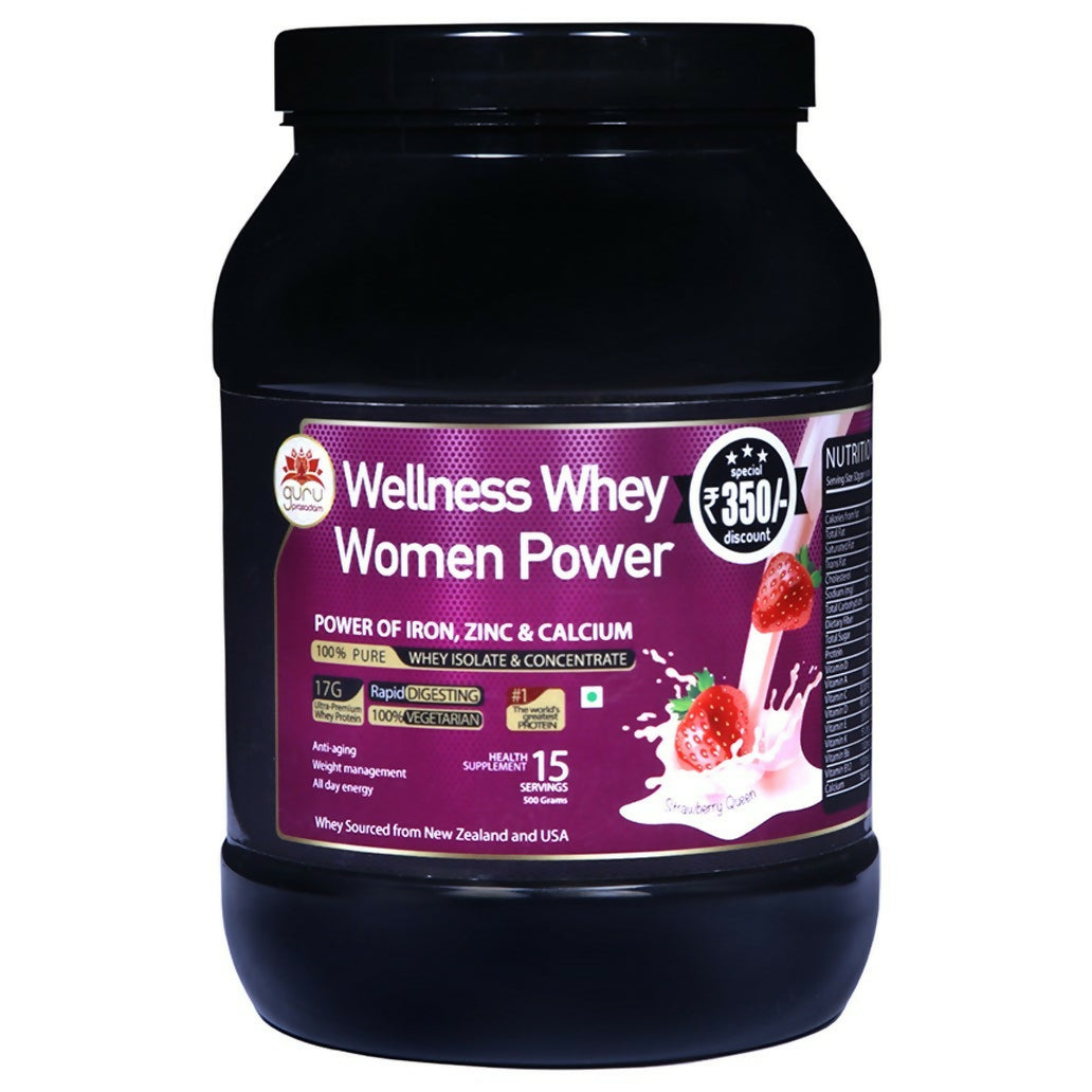 Guru Prasadam Wellness Whey Women Power Protein - Distacart