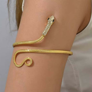 Joban Fashion Golden Brass Gold Snake Armlet