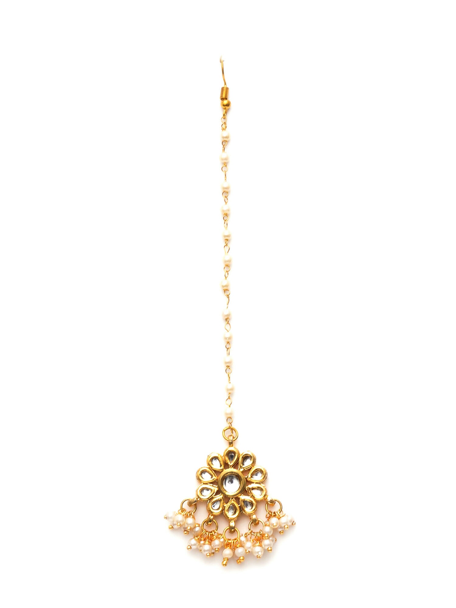 Kundan Maang Tikka (Gold) - Ruby Raang - Distacart