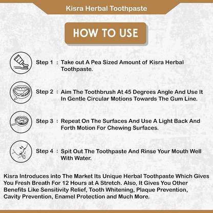 Kisra Vimal Dant Manjan & Herbal Toothpaste Kit - Distacart