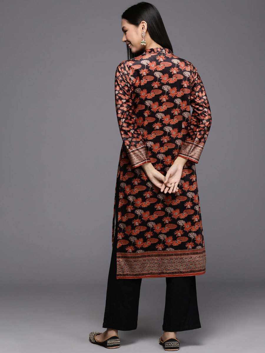 Ahalyaa Women's Traditional wear Kurta - Black - Distacart