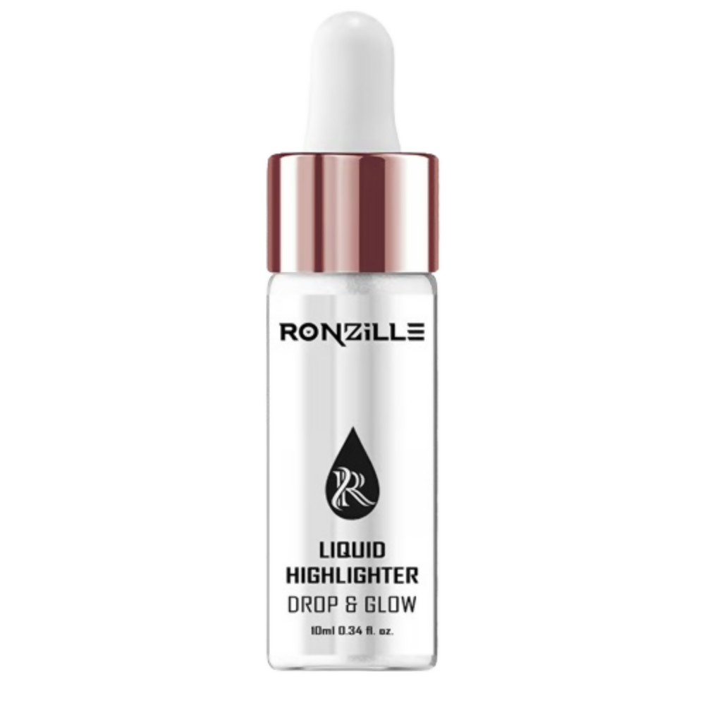 Ronzille Smooth Shine Liquid Illuminator Face Highlighter 3D Glow - Silver - Dista