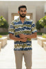Prakriti — Olive Indigo Shibori Cotton Shirt by Hilo Design - Dista