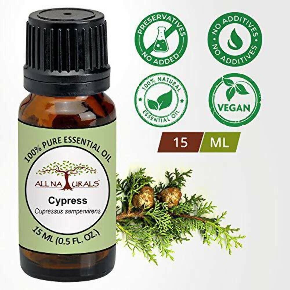 All Naturals Cypress Essential Oil for Hair & Skin - Distacart
