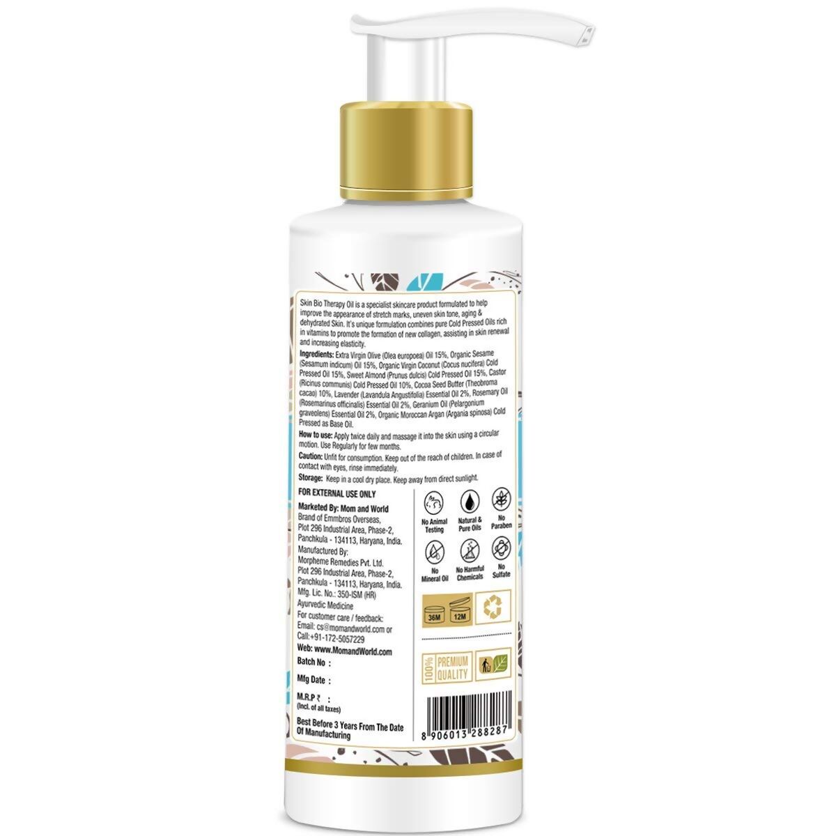 Mom & World Skin Bio Therapy Oil For Stretch Marks - Distacart