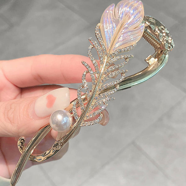 Joban Fashion White Metal Flower Hair Comb Hairpin - Distacart