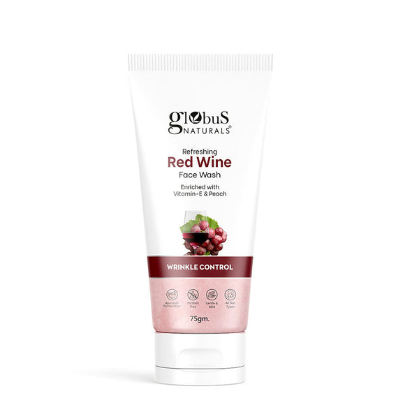 Globus Naturals Red Wine Hydrating Face Wash