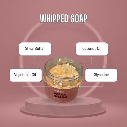 Atisa Peach Bellini Whipped Soap - Distacart