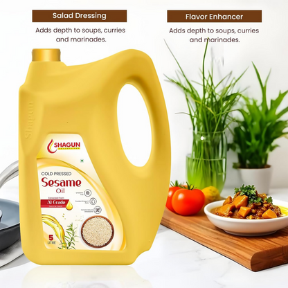 Shagun Cold Pressed Sesame Oil - Dista