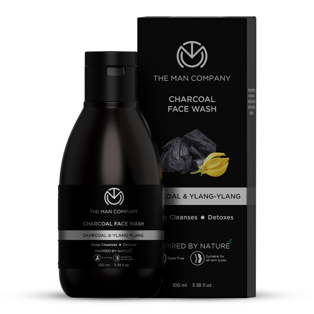 The Man Company Activated Charcoal Face Wash For Men - Distacart