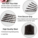 Thumbnail for Bronson Professional Bobby Hair Pins Big Thick Black Ball Tip Metal - Dista