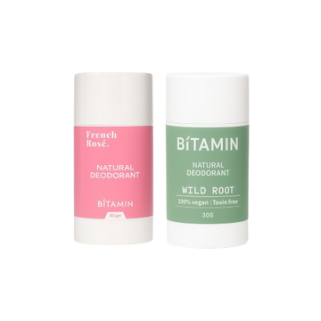 Bitamin Natural Deodorant French Rose, Wild Roo Roll On - Distacart