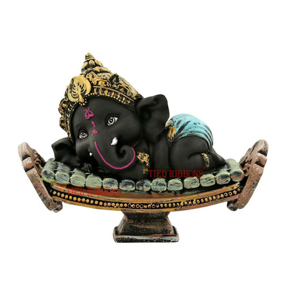 Tied Ribbons Resin Ganesh Statue Murti - Distacart