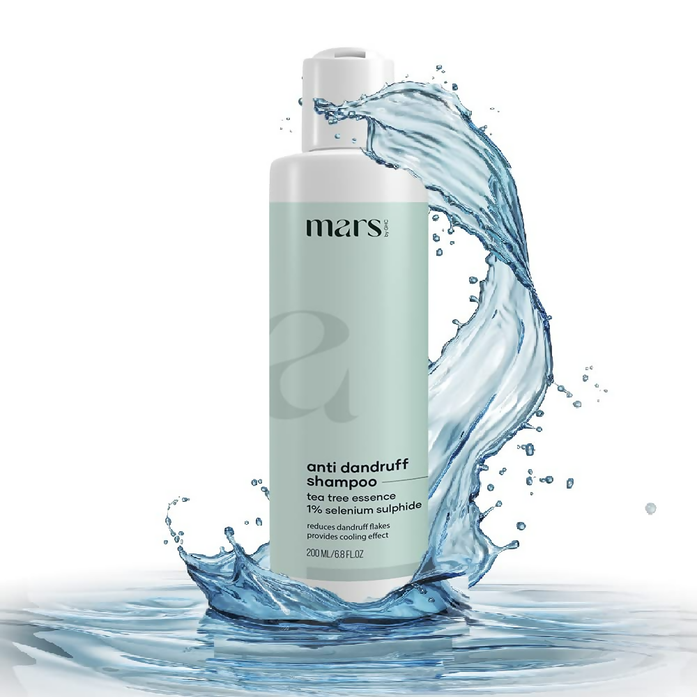 Mars By GHC Anti-Dandruff Shampoo With Aloe Vera & Menthol - Distacart