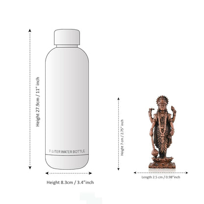Craftvatika Copper Vishnu Idol - Distacart