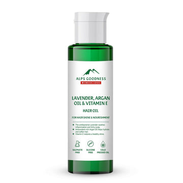 Alps Goodness Lavender, Argan Oil & Vitamin E Hair Oil - Distacart