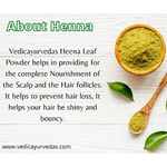 Thumbnail for VedicAyurveda Henna Leaf Powder - Dista
