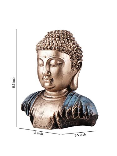 The White Ink Decor Meditation Buddha Idol - Distacart