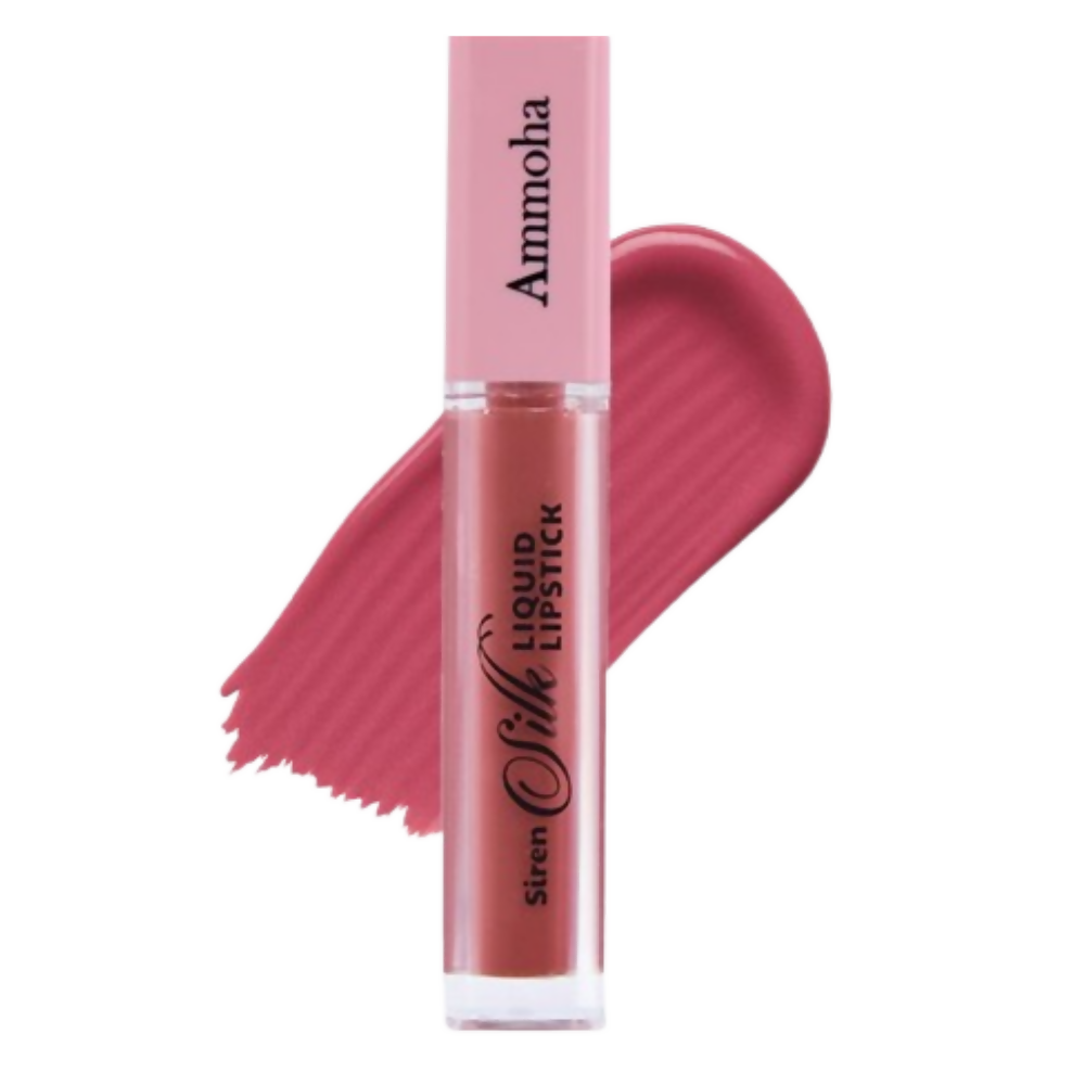 Ammoha Cosmetics Long-Lasting, Matte-Finished Camellia Charm Color Liquid Lipstick