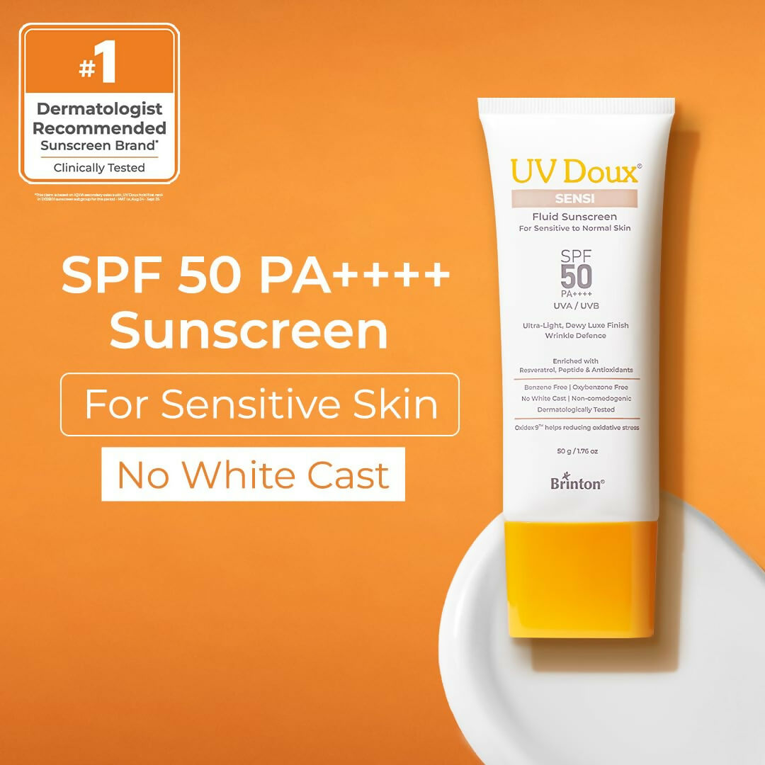 Brinton Uv Doux Sensi Fluid Sunscreen - Dista
