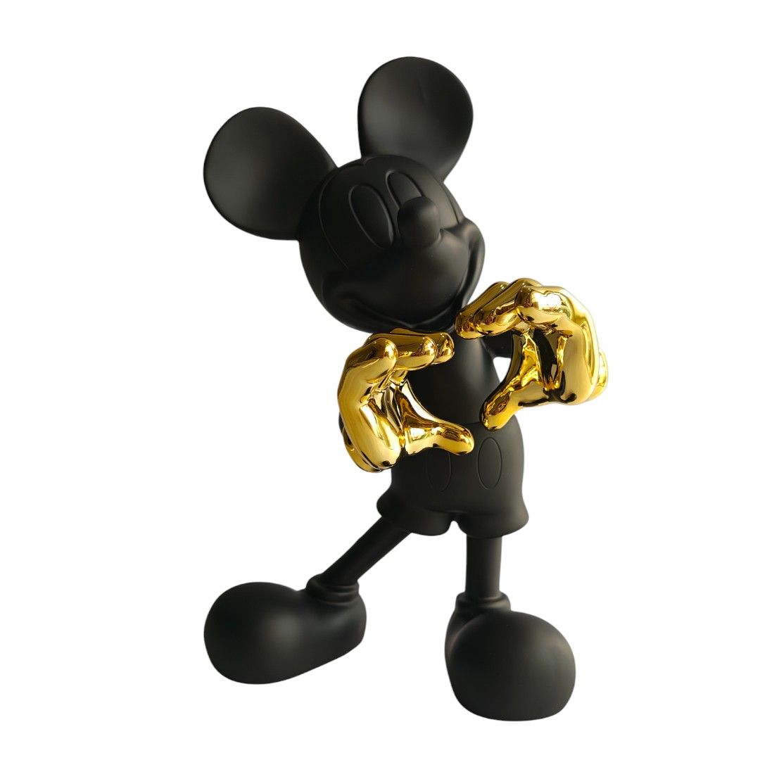 Sun Mun Decors Black Matte Mickey