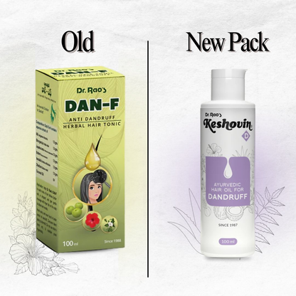 Dr. Rao's Keshovin Anti Dandruff Herbal Hair Oil - Distacart