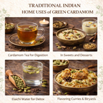 Thumbnail for Village-Organica Green Cardamom (Elaichi) Whole – Handpicked - Dista