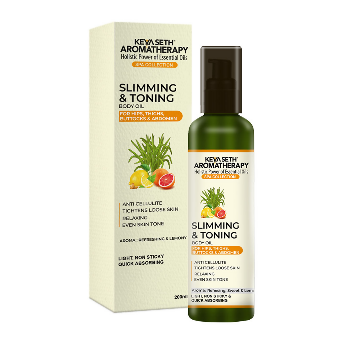 Keya Seth Aromatherapy Slimming & Toning Body Oil - Distacart