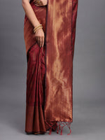 Thumbnail for Astita Silk Maroon Saree