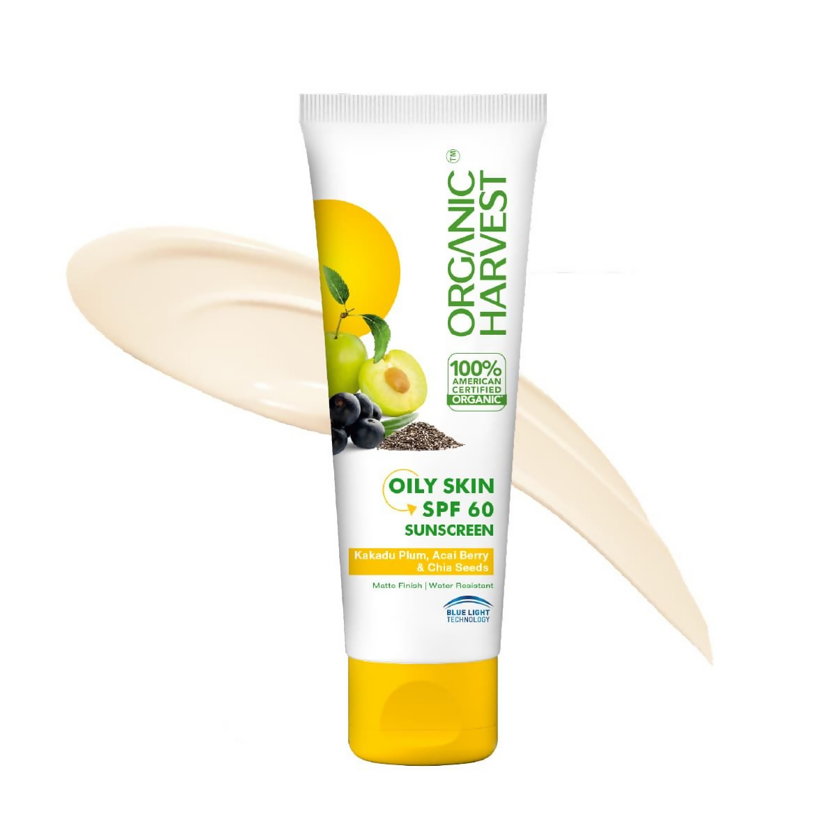 Organic Harvest Sunscreen - For Oily Skin SPF 60 - Distacart