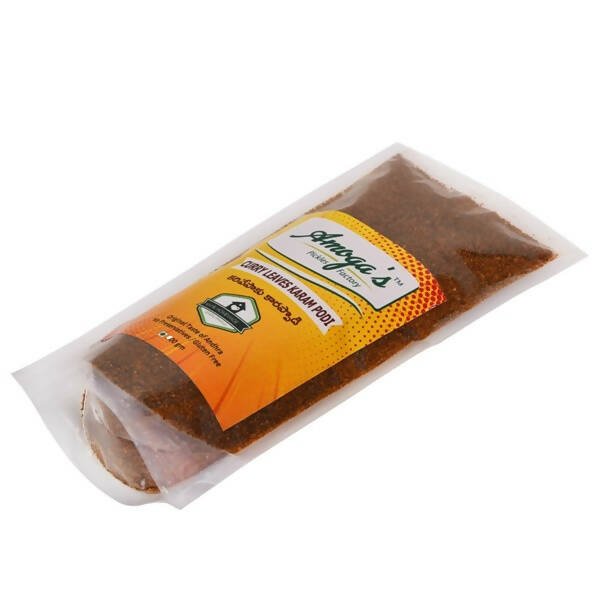 Amoga's Pickles Factory Curry Leaves Karam Podi Andhra Style - Distacart