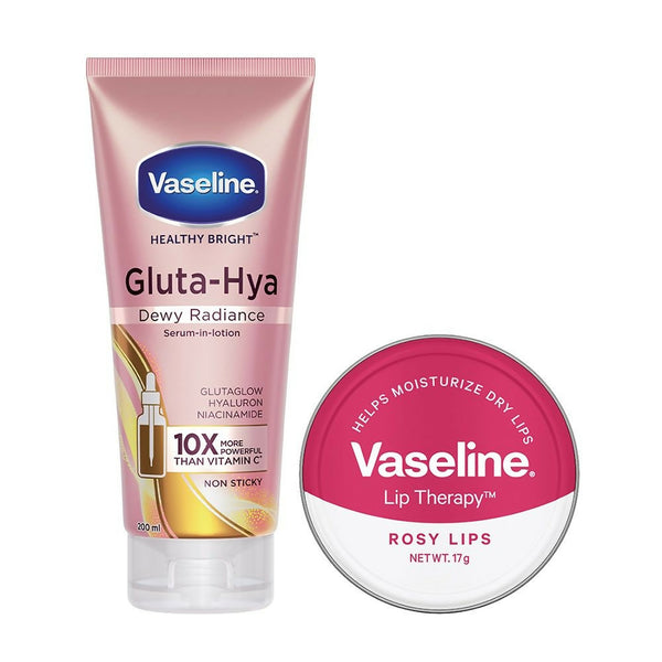 Vaseline Radiant Skin & Hydrated Lips Combo - Distacart