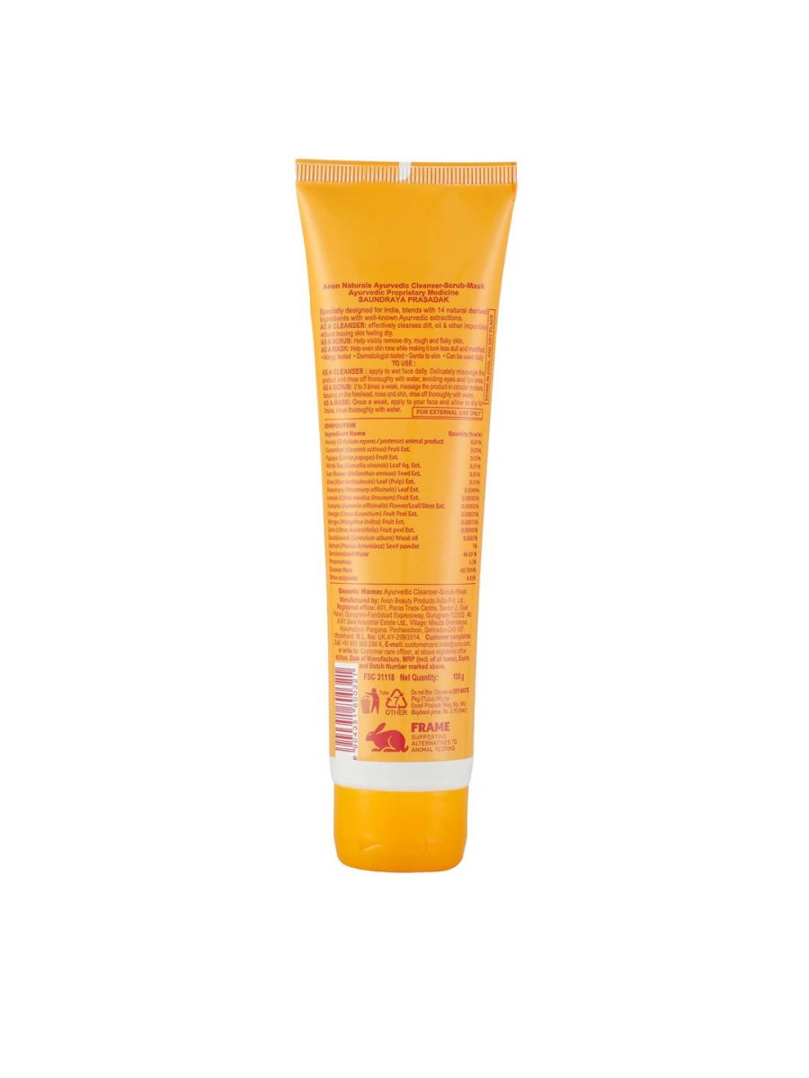 Avon Naturals Ayurvedic Cleanser-Scrub-Mask - Distacart