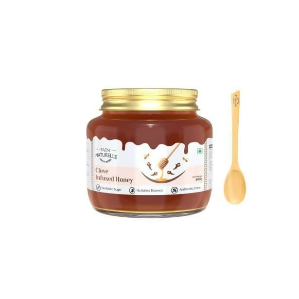 Farm Naturelle Clove Infused Honey - 100% Pure and Natural
