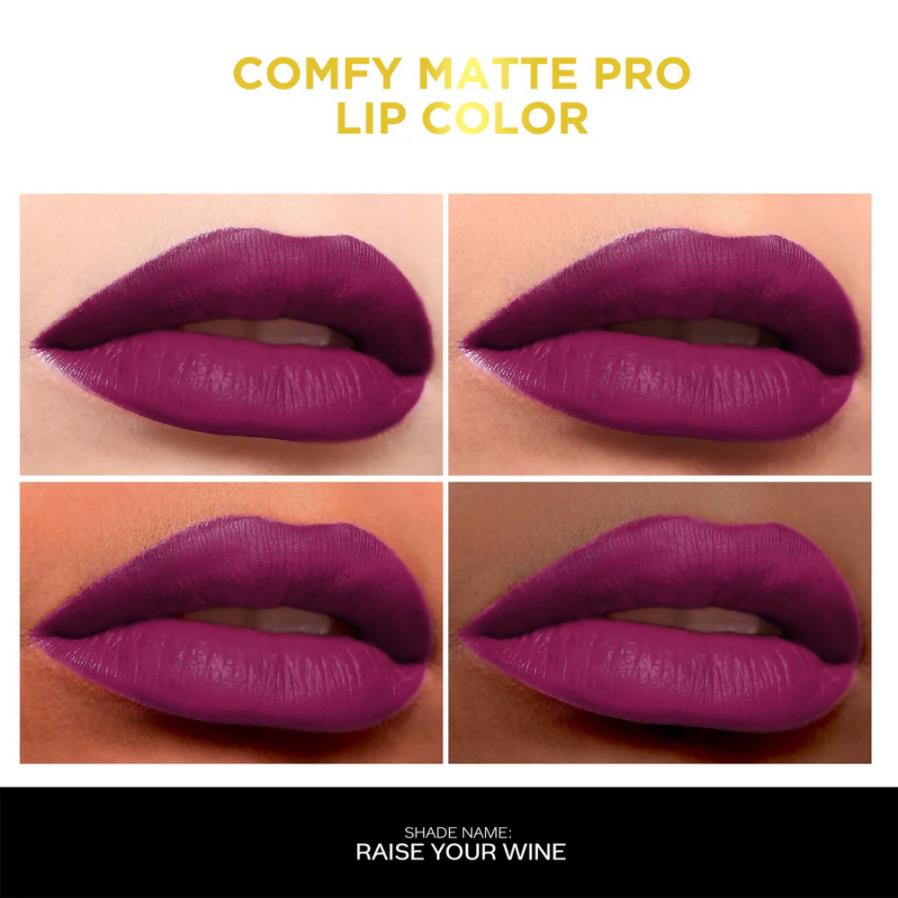 Faces Canada Comfy Matte Pro Liquid Lipstick - Raise Your Wine 03 - Distacart