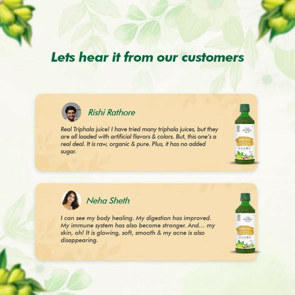 Farm Naturelle Triphala Juice - Herbal Digestive Tonic - Distacart