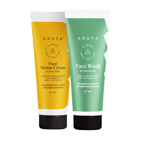 Arata Natural Anti-Aging Face Kit