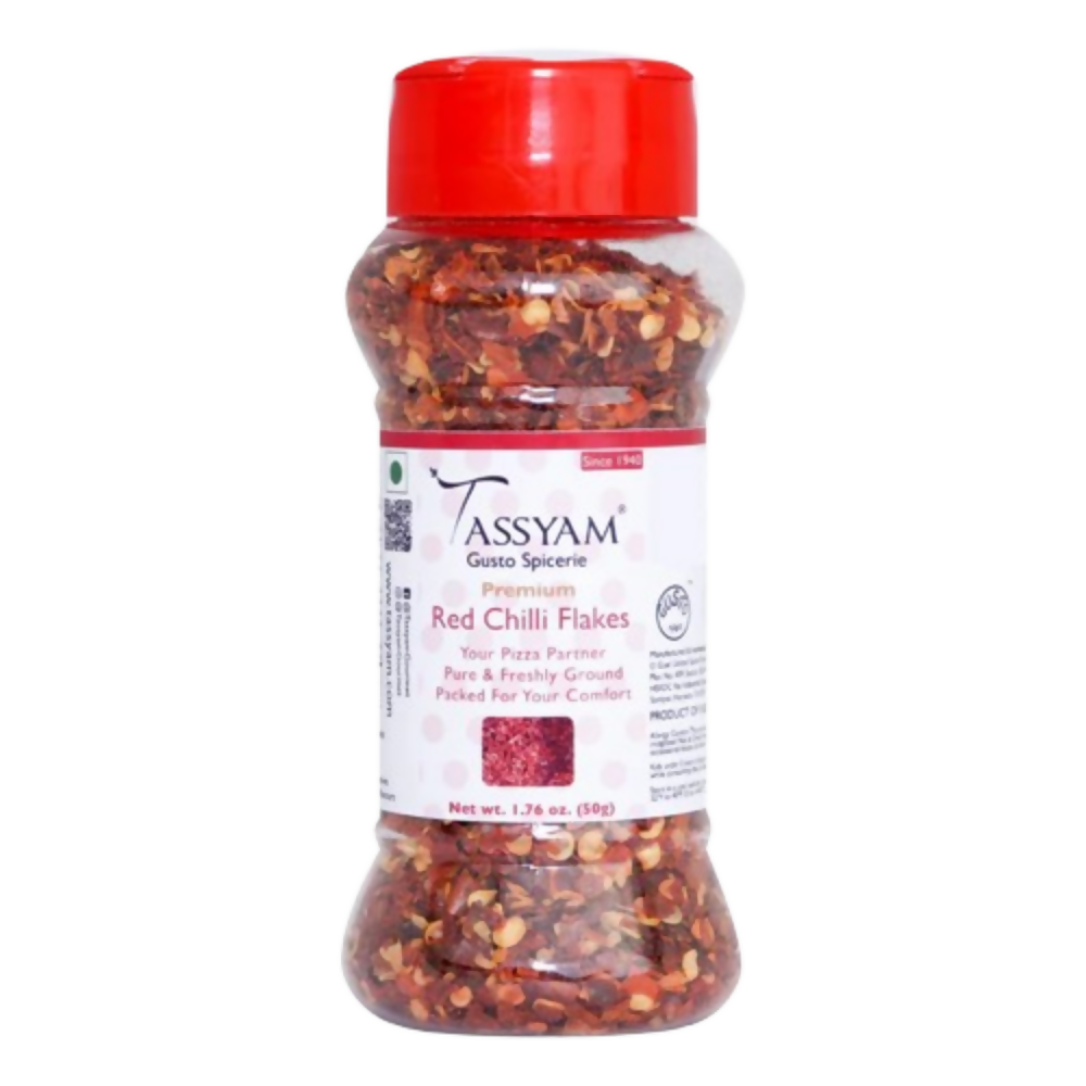 Tassyam Organics Red Chili Flakes - Distacart