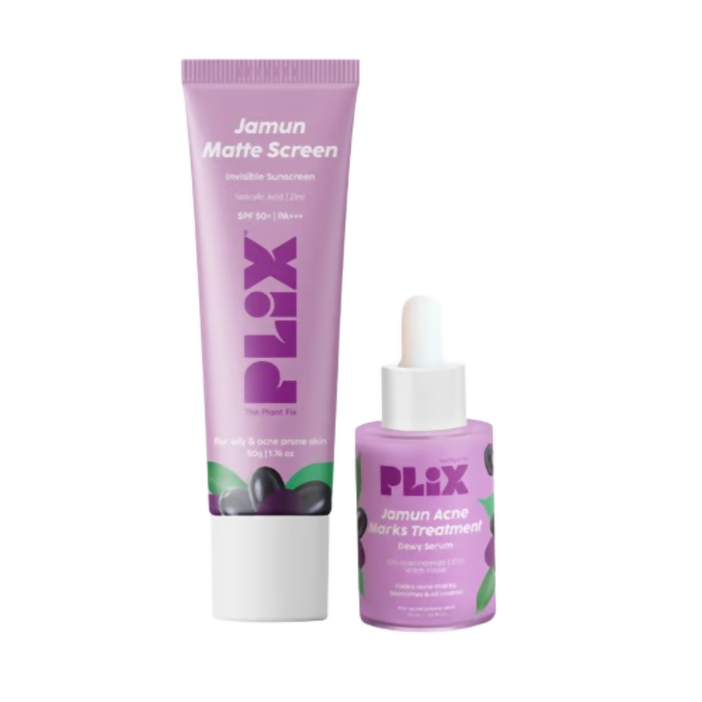 PLIX The Plant Fix 0.1% Salicylic Acid Mattifying Sunscreen SPF50+ PA+++ & Niacinamde Serum - Distacart