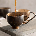 Thumbnail for Thenga Coconut Shell Teacup - Brown - Dista