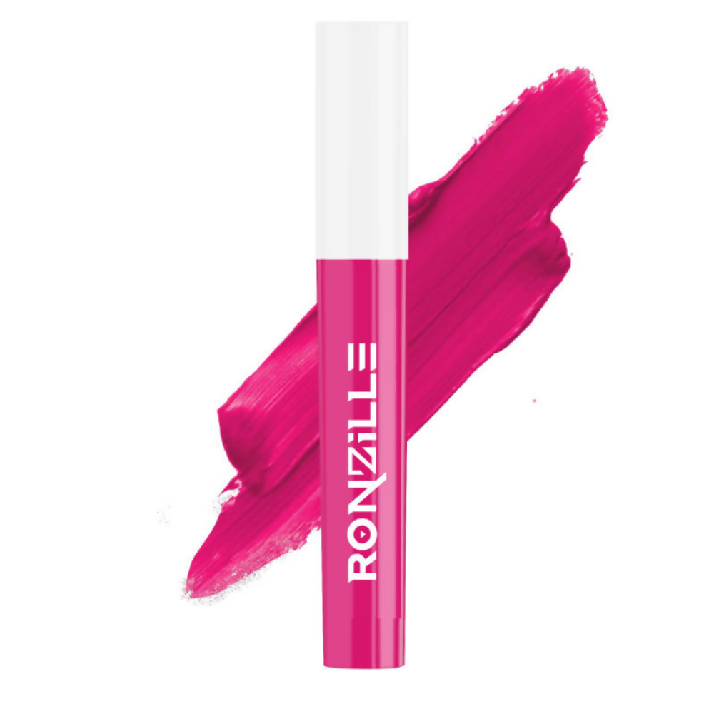 Ronzille Non Transfer Matte Liquid Lipstick Plus Lip Gloss - Blush And Pinks - Dista