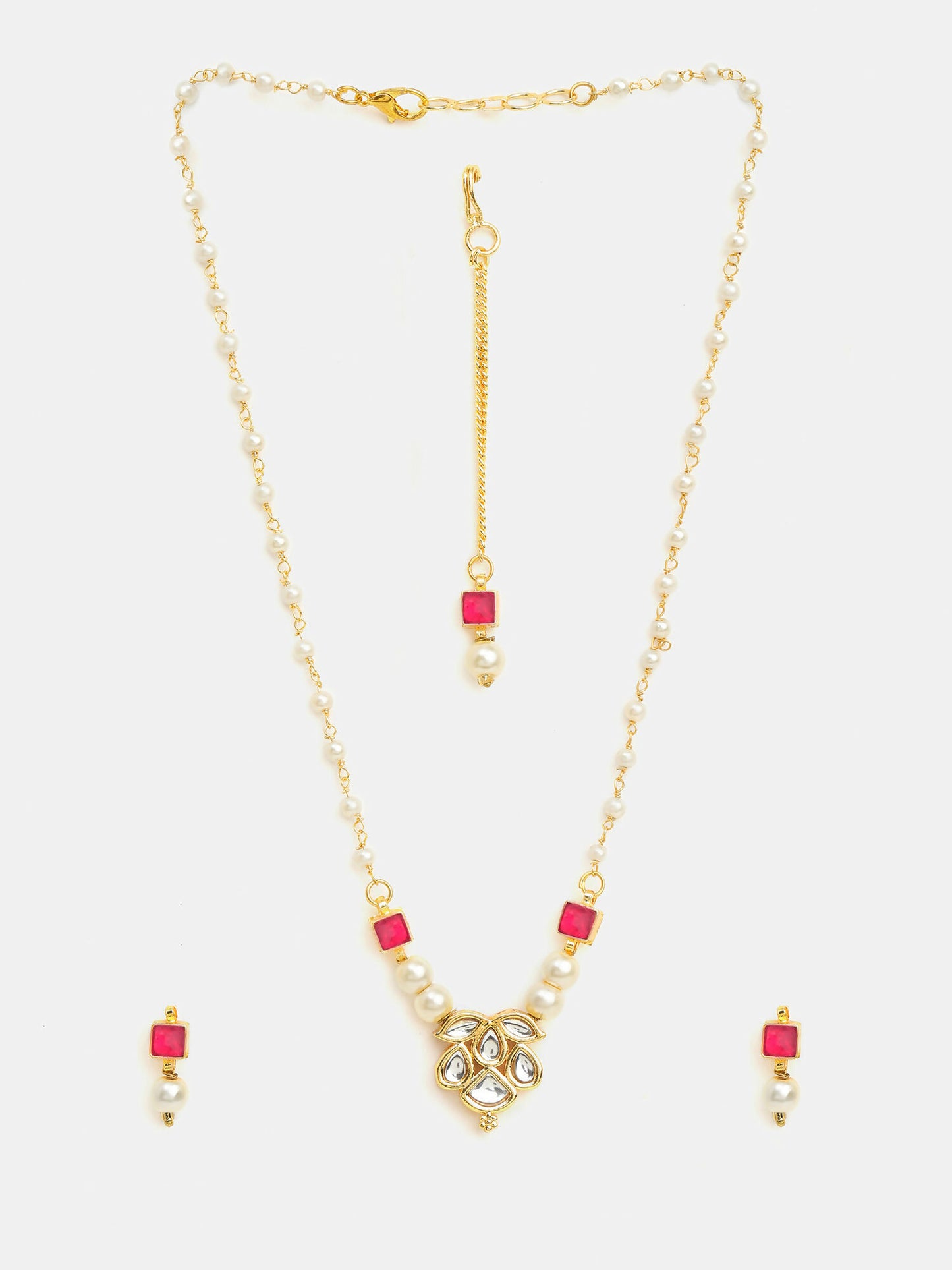 Ruby Raang Mannat Kundan Set - Distacart