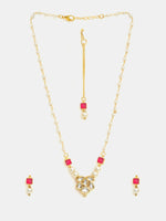 Thumbnail for Ruby Raang Mannat Kundan Set