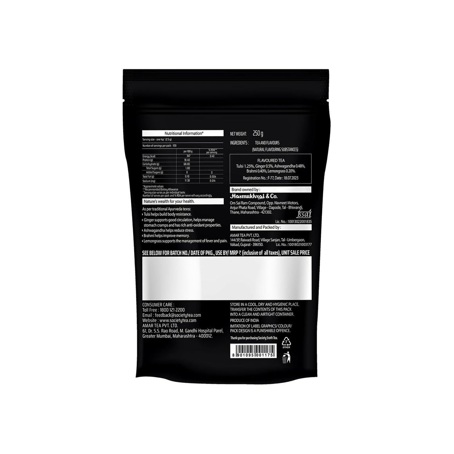 Society Sroth Tea Pouch - Distacart