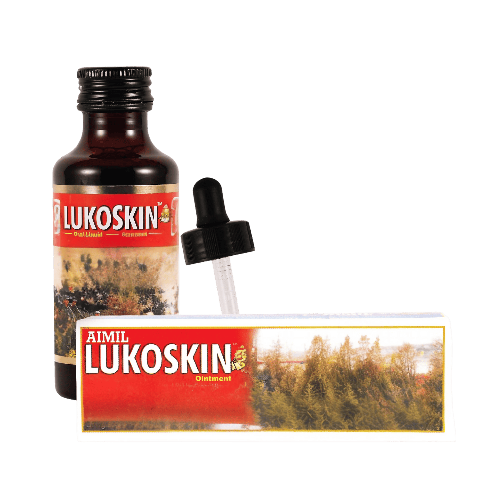 Aimil Lukoskin Combo - Ointment + Oral Liquid - Dista