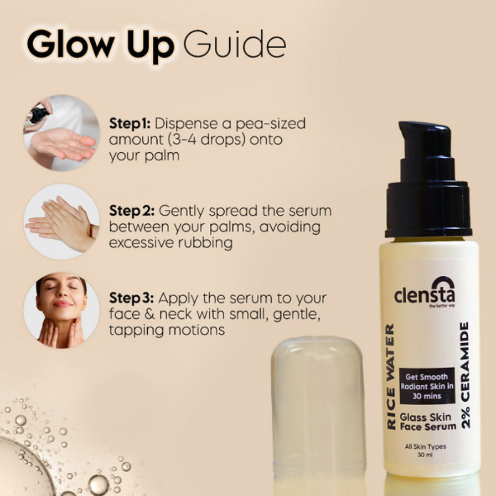 Clensta Rice Water Face Serum - Distacart