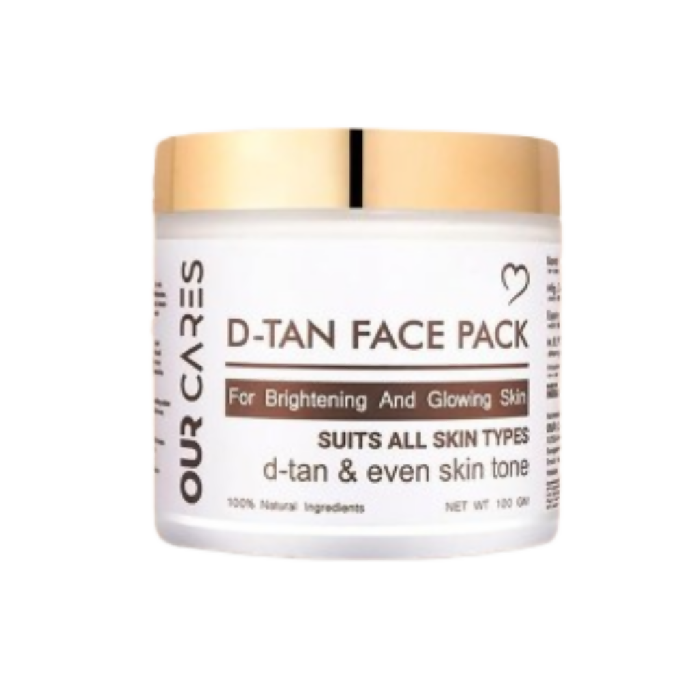 Our Cares D-TAN Face Pack for Instant Tan Removal & Sun Damage Protection - Distacart
