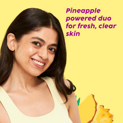 PLIX The Plant Fix Pineapple Depigmentation Regime With Fruity Toner & Cleanser - Distacart