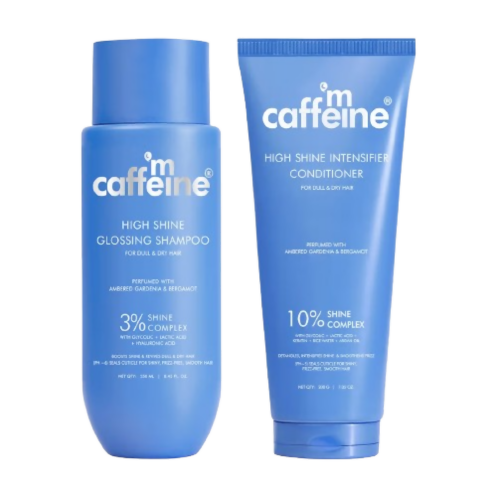 mCaffeine Glass Hair Wash Duo Shampoo & Conditioner - Dista
