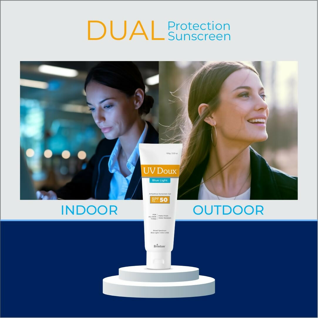 Brinton Uv Doux Blue Sunscreen Gel - Dista